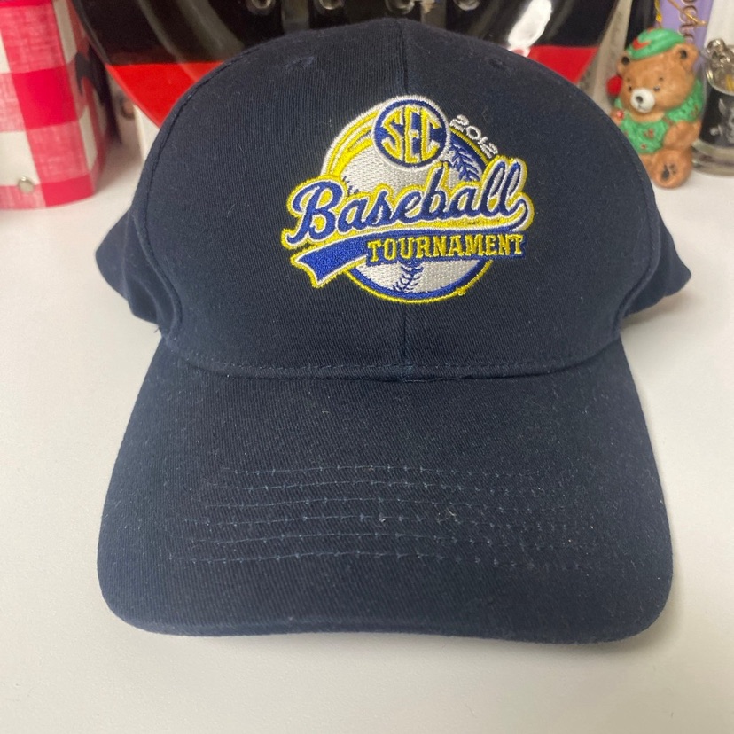 2012 Sec Baseball Tournament Gear For Sports Adult Size Flex Fitted Hat